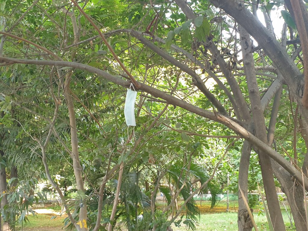 Mask hanging